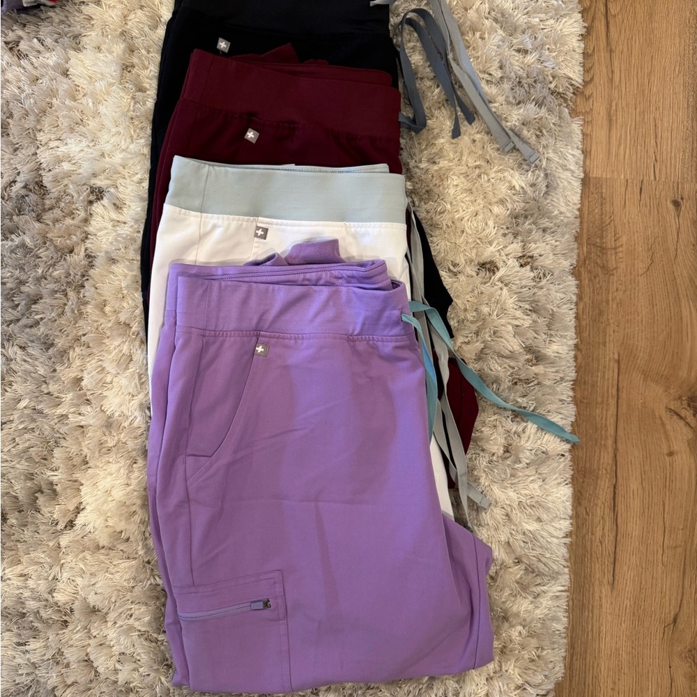 Colorful Scrub Pants Set